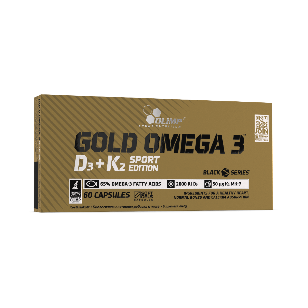 Gold Omega 3 D3+K2 Sport Edition