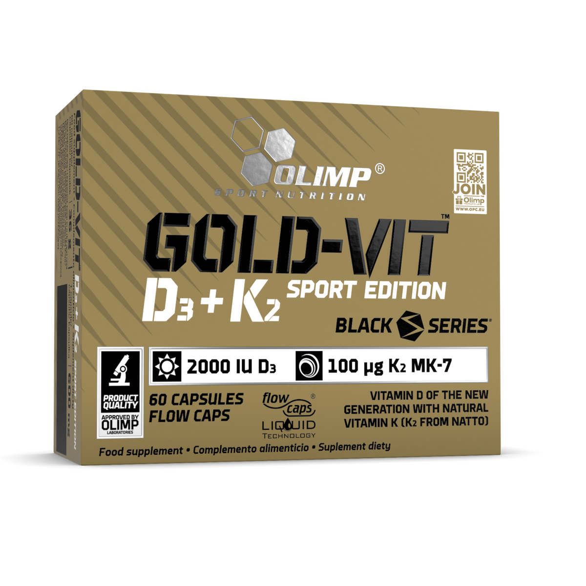 Gold-Vit® D3+K2 2000 IU Sport Edition
